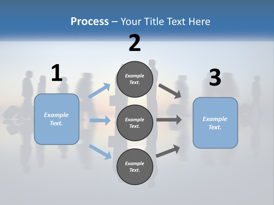House Downtown Graphic PowerPoint Template