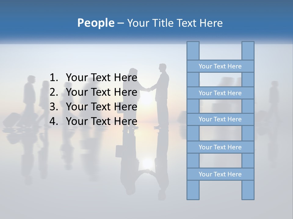 House Downtown Graphic PowerPoint Template