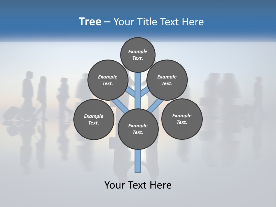 House Downtown Graphic PowerPoint Template