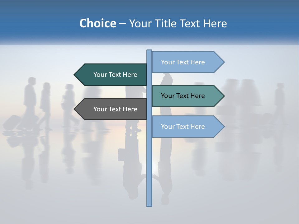 House Downtown Graphic PowerPoint Template