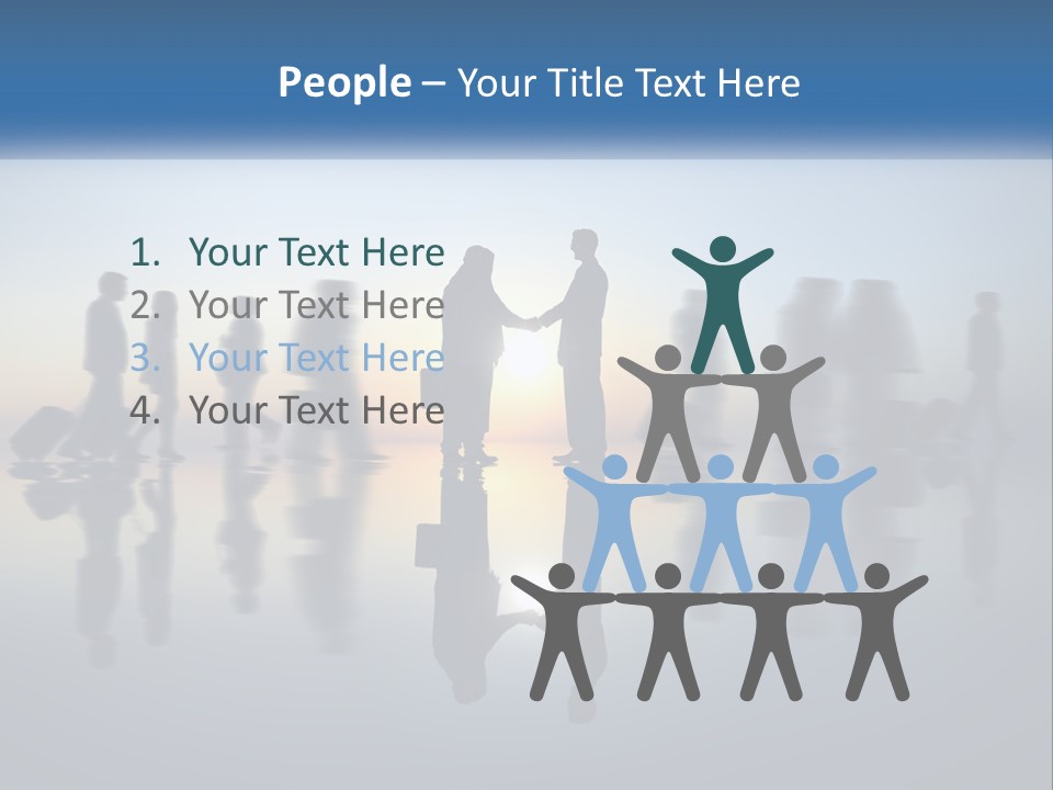 House Downtown Graphic PowerPoint Template