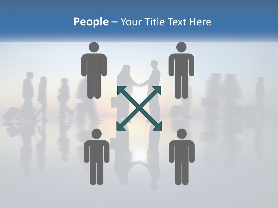 House Downtown Graphic PowerPoint Template