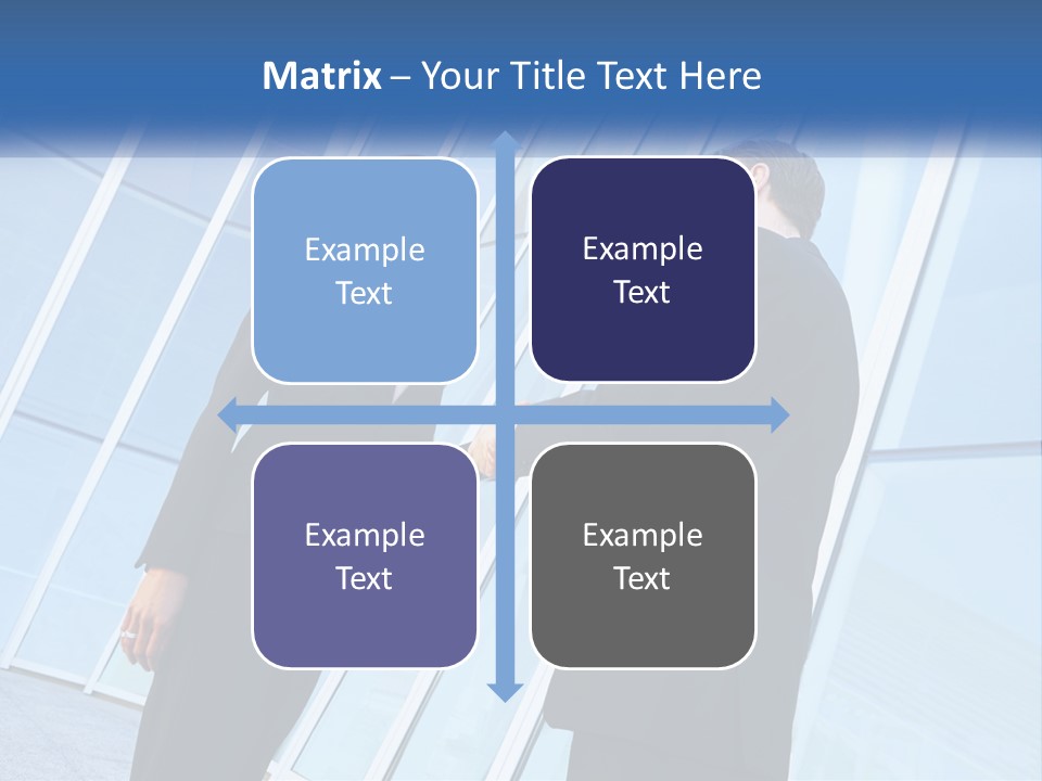 Light Cube Skyscraper PowerPoint Template