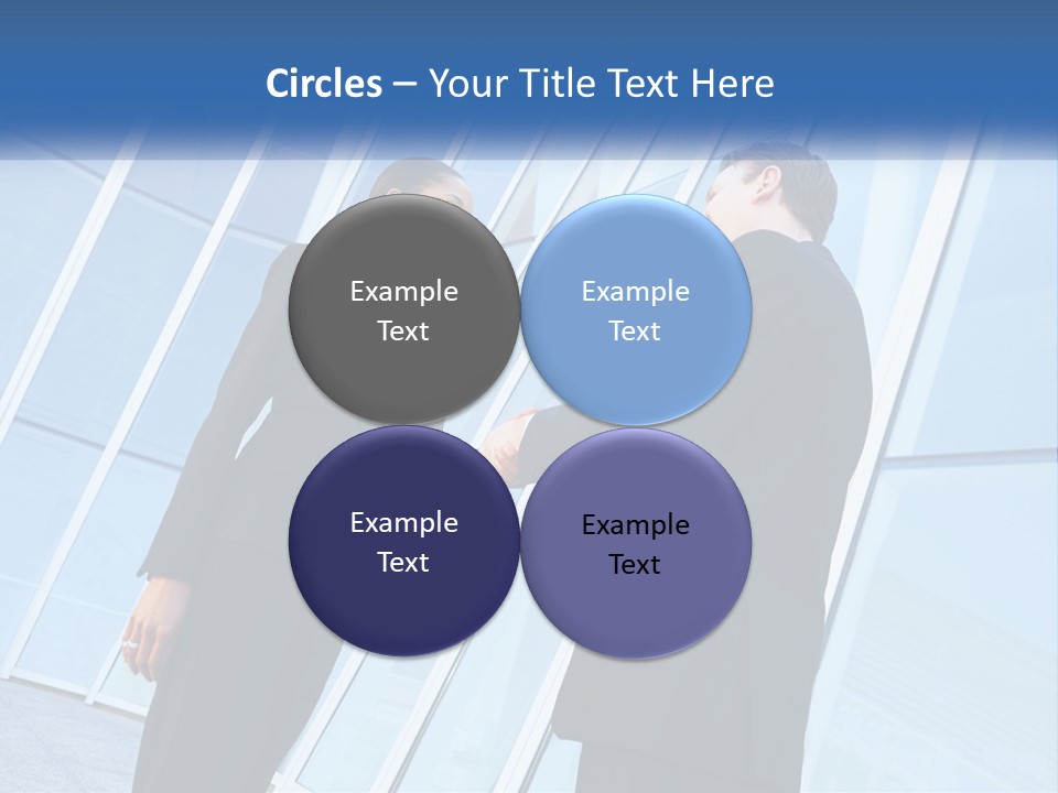 Light Cube Skyscraper PowerPoint Template