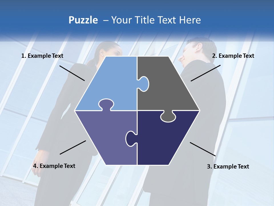 Light Cube Skyscraper PowerPoint Template