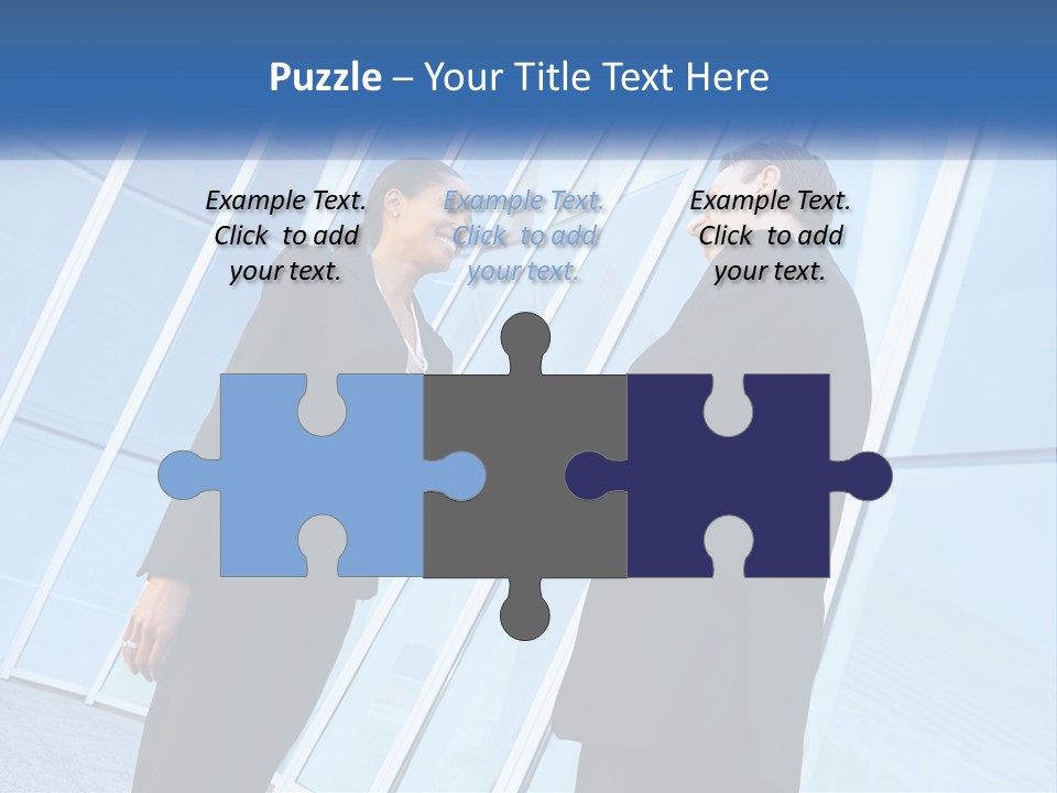 Light Cube Skyscraper PowerPoint Template
