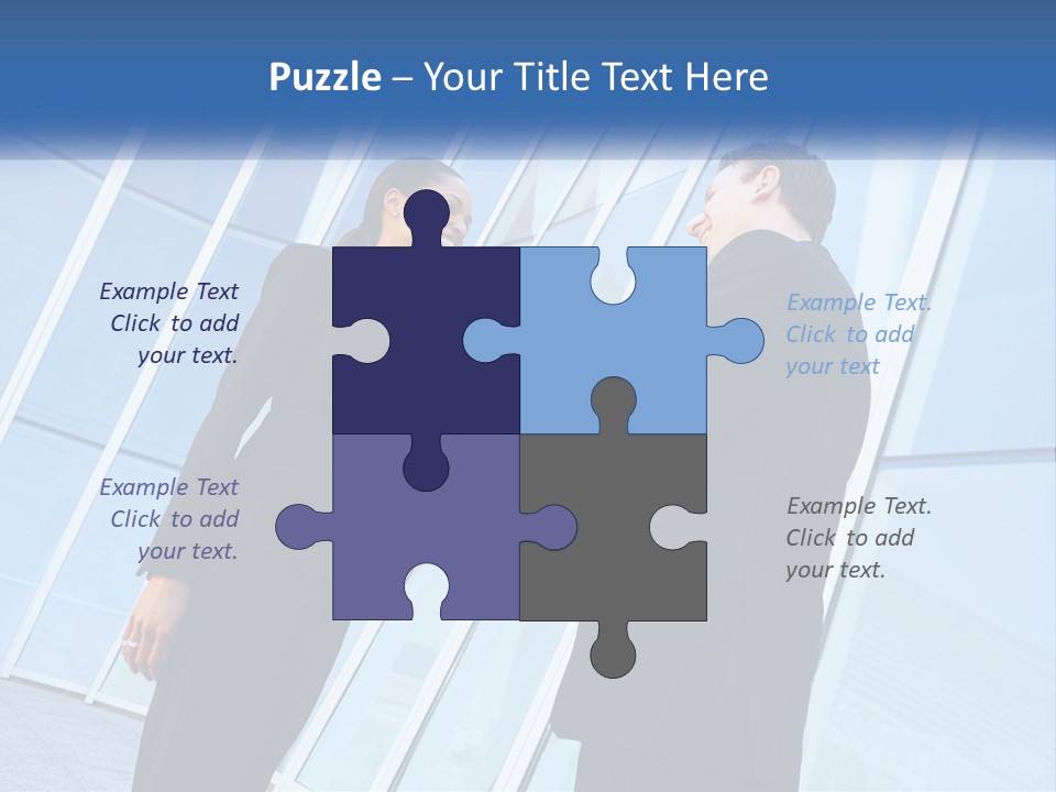 Light Cube Skyscraper PowerPoint Template