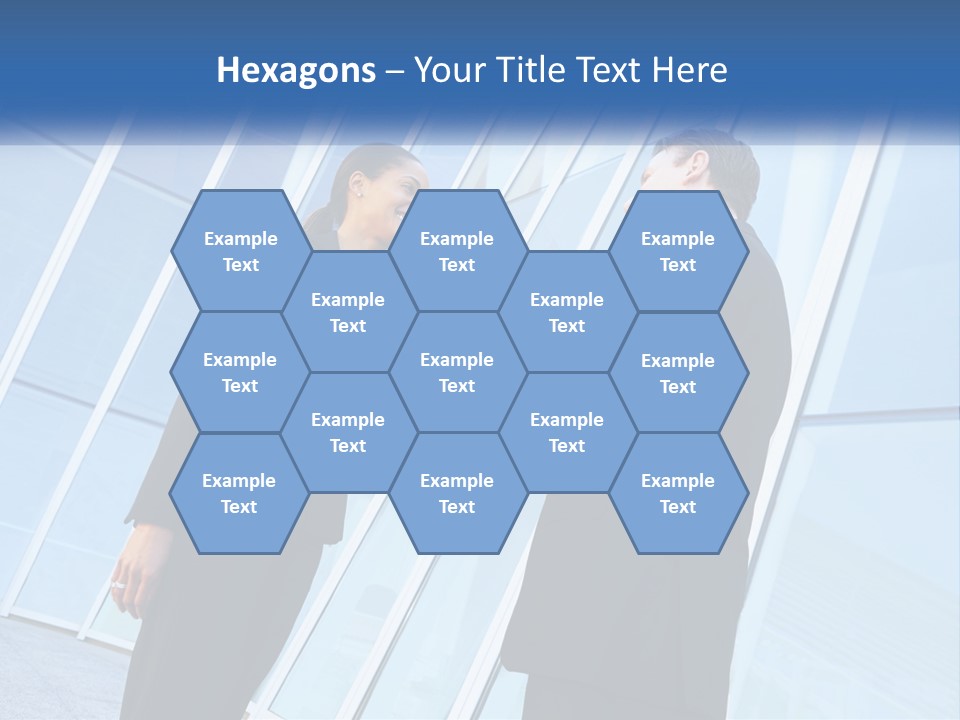 Light Cube Skyscraper PowerPoint Template
