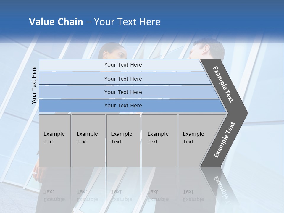 Light Cube Skyscraper PowerPoint Template