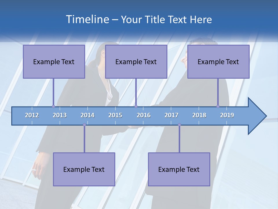 Light Cube Skyscraper PowerPoint Template