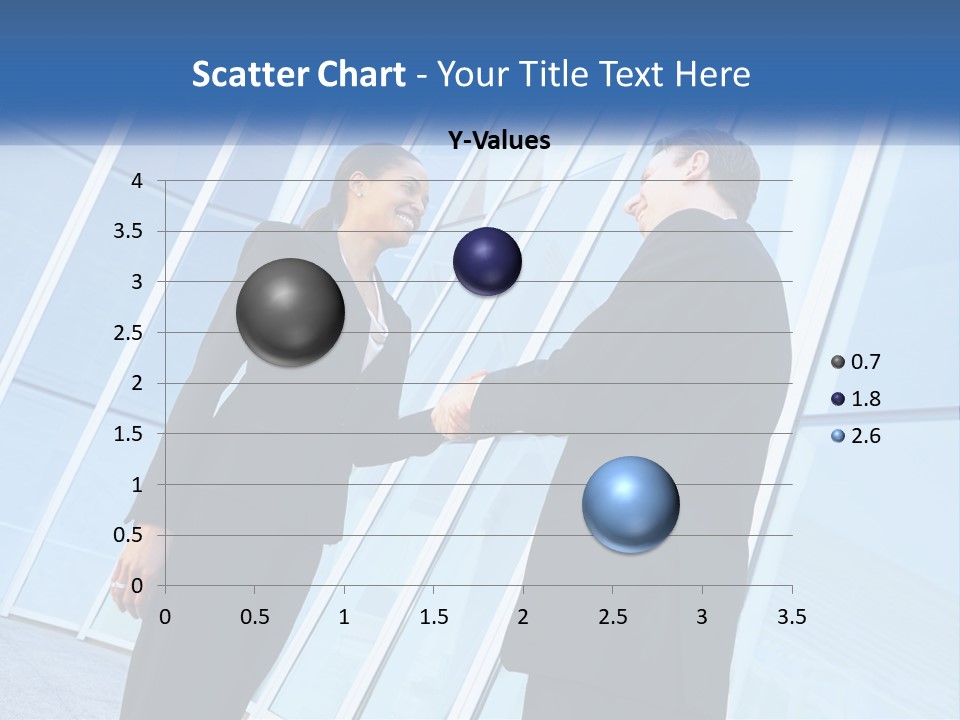 Light Cube Skyscraper PowerPoint Template