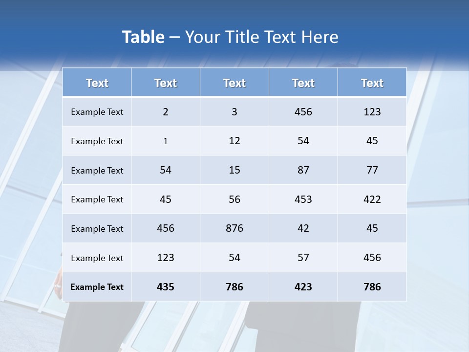 Light Cube Skyscraper PowerPoint Template