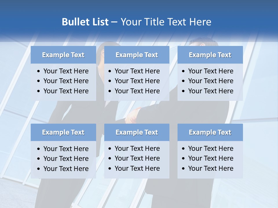 Light Cube Skyscraper PowerPoint Template
