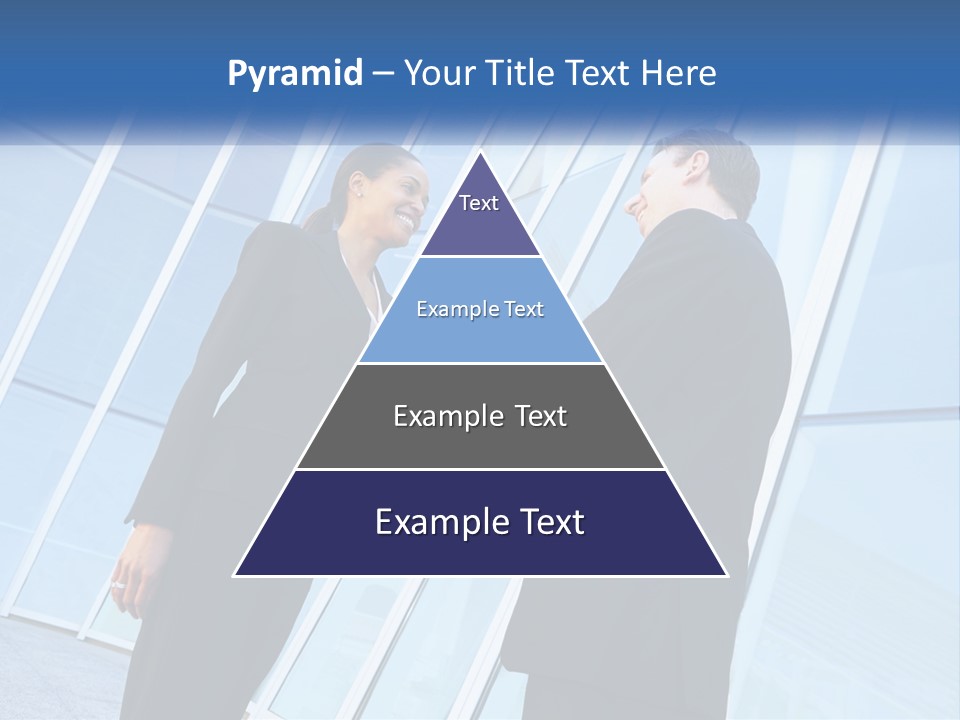 Light Cube Skyscraper PowerPoint Template