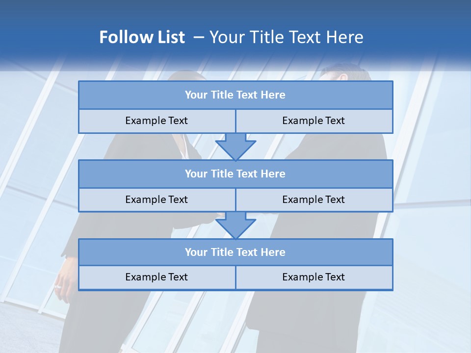 Light Cube Skyscraper PowerPoint Template