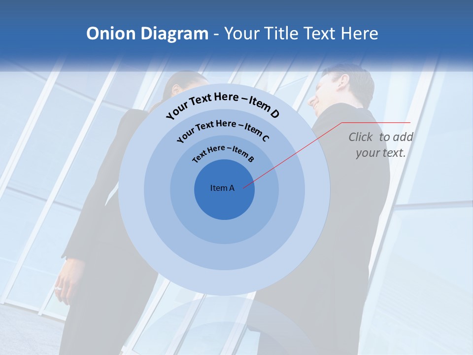 Light Cube Skyscraper PowerPoint Template