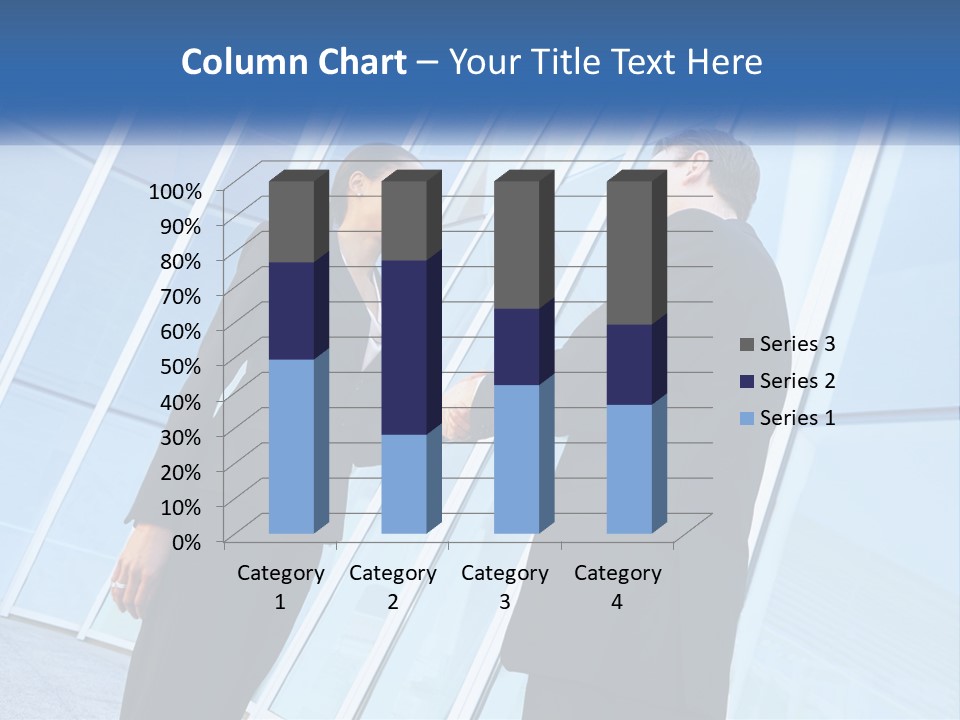 Light Cube Skyscraper PowerPoint Template