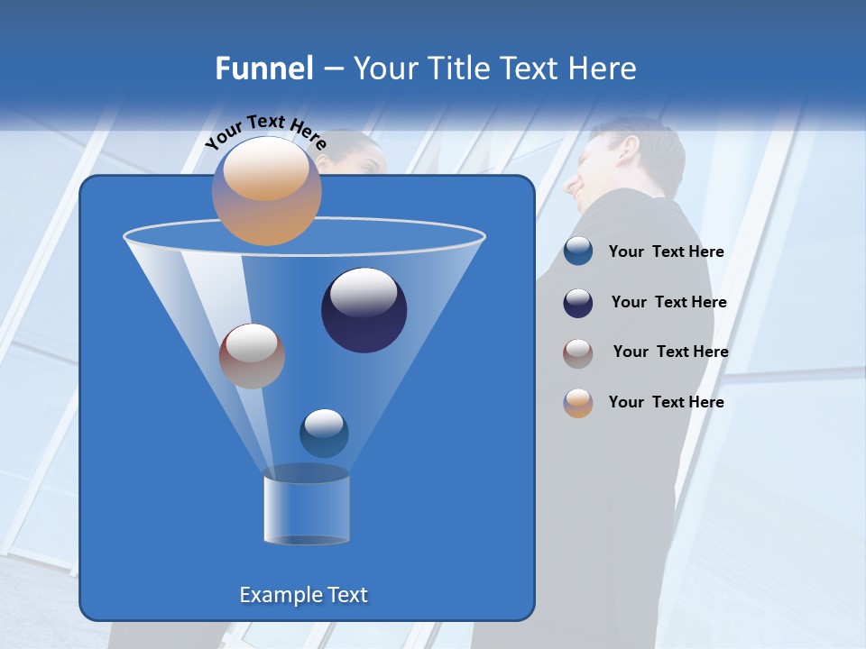 Light Cube Skyscraper PowerPoint Template