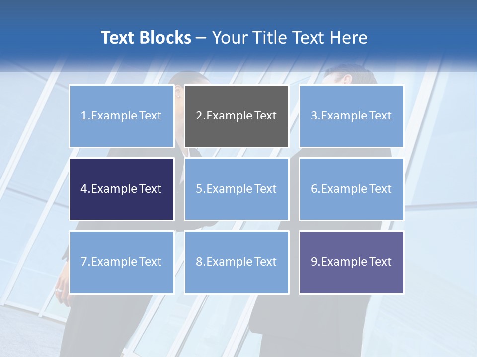 Light Cube Skyscraper PowerPoint Template