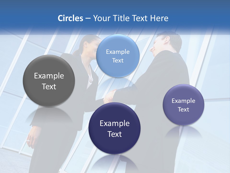 Light Cube Skyscraper PowerPoint Template