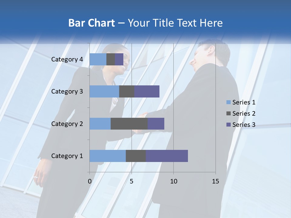 Light Cube Skyscraper PowerPoint Template
