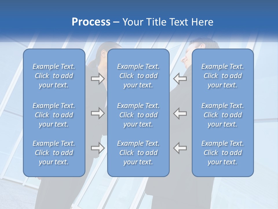 Light Cube Skyscraper PowerPoint Template