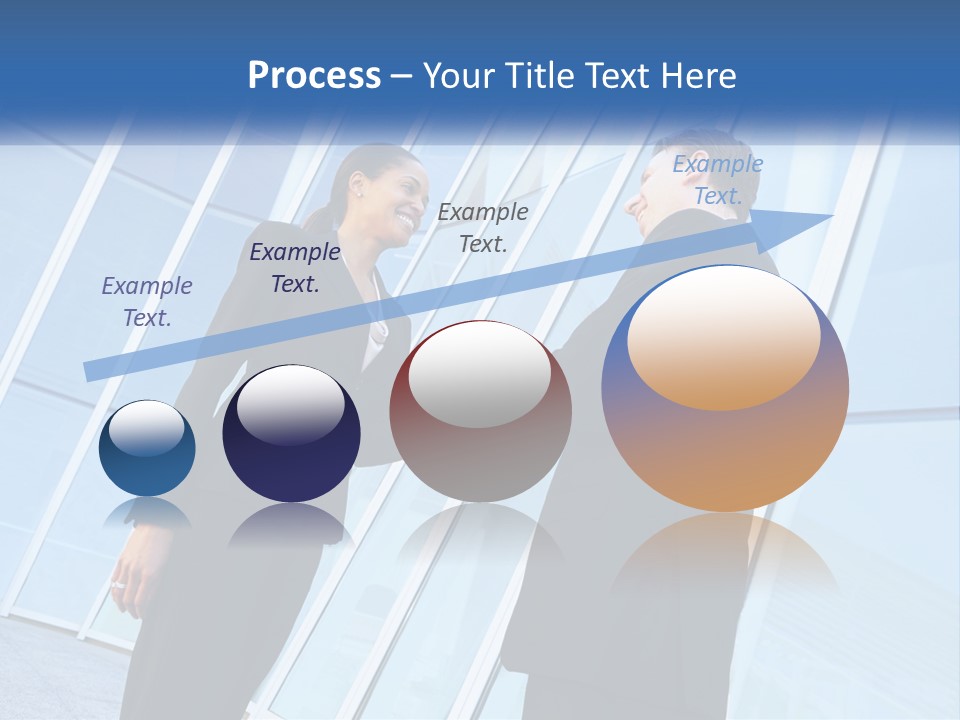 Light Cube Skyscraper PowerPoint Template