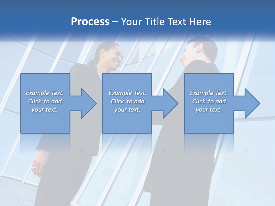 Light Cube Skyscraper PowerPoint Template
