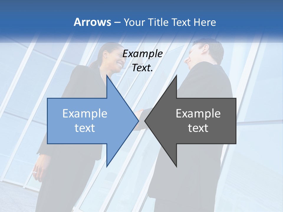 Light Cube Skyscraper PowerPoint Template