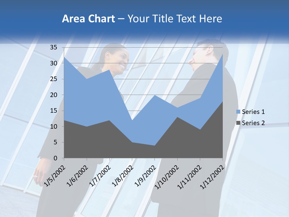 Light Cube Skyscraper PowerPoint Template