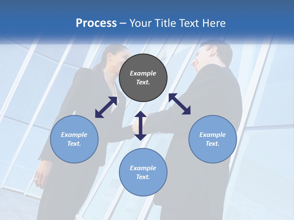 Light Cube Skyscraper PowerPoint Template