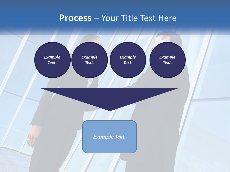 Light Cube Skyscraper PowerPoint Template