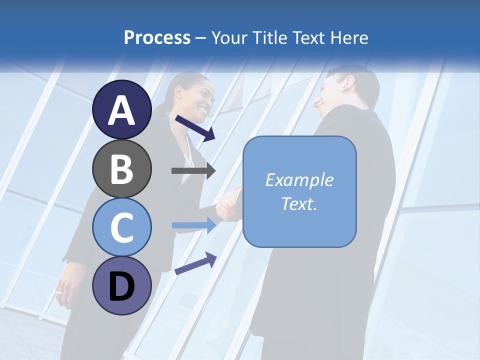 Light Cube Skyscraper PowerPoint Template