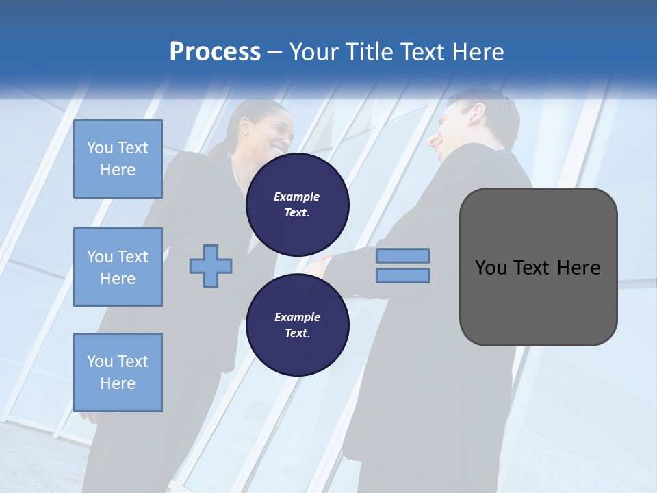Light Cube Skyscraper PowerPoint Template