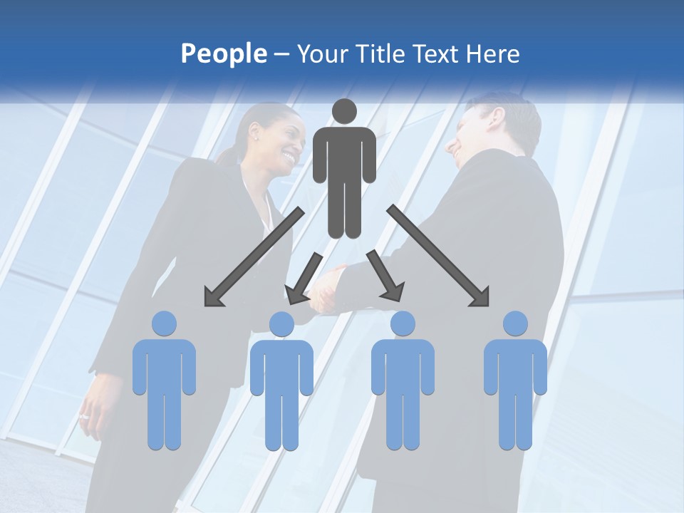 Light Cube Skyscraper PowerPoint Template