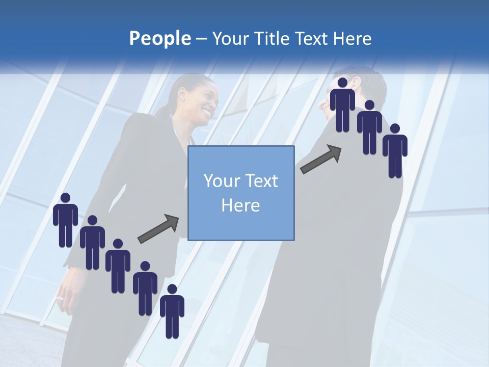 Light Cube Skyscraper PowerPoint Template