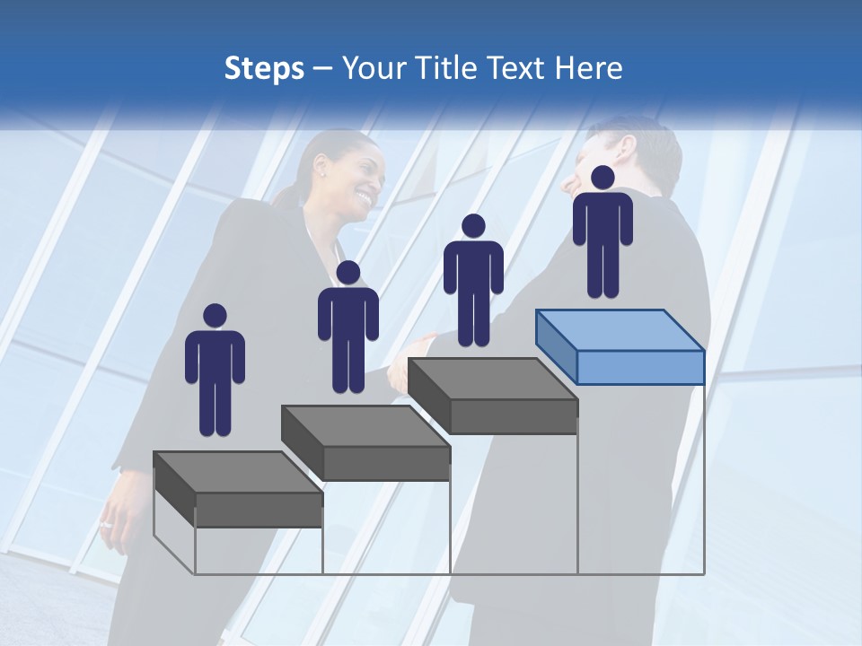 Light Cube Skyscraper PowerPoint Template