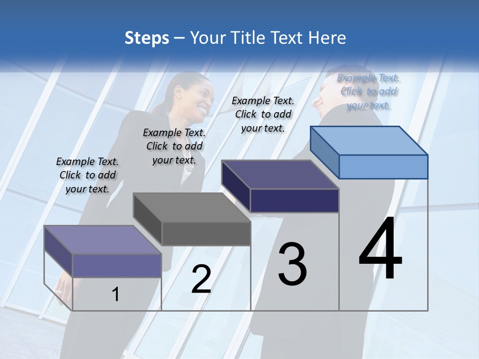 Light Cube Skyscraper PowerPoint Template