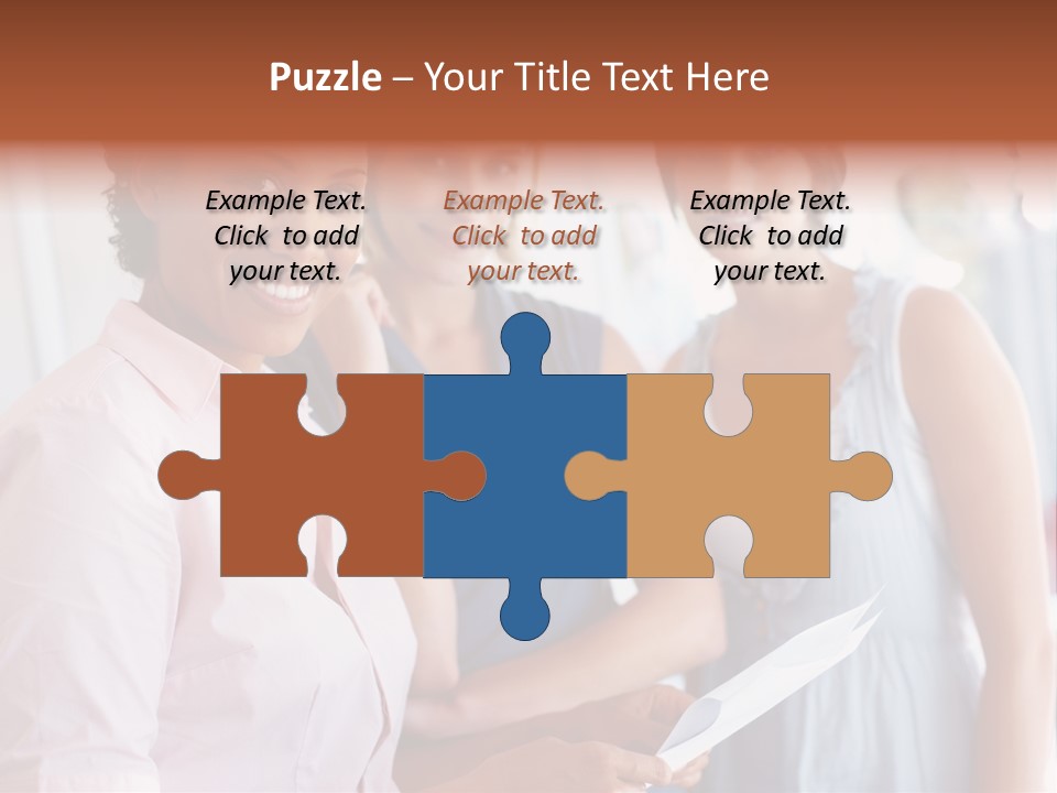 Tall Downtown Illustration PowerPoint Template