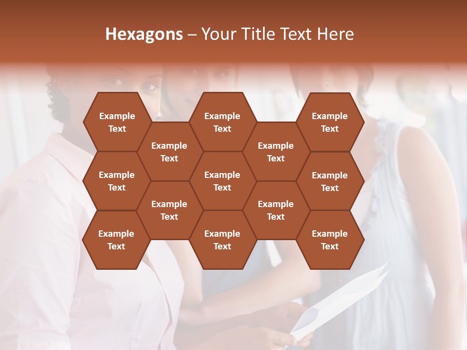 Tall Downtown Illustration PowerPoint Template