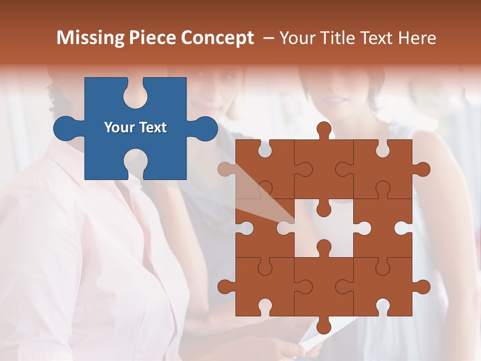 Tall Downtown Illustration PowerPoint Template