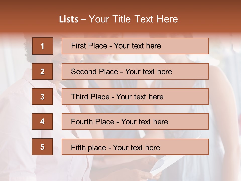 Tall Downtown Illustration PowerPoint Template