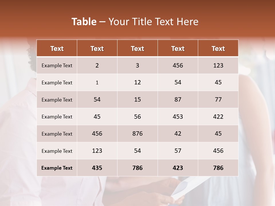 Tall Downtown Illustration PowerPoint Template