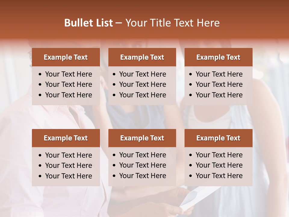 Tall Downtown Illustration PowerPoint Template