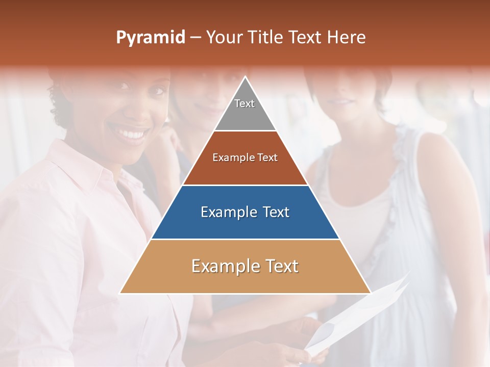 Tall Downtown Illustration PowerPoint Template