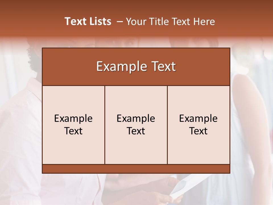 Tall Downtown Illustration PowerPoint Template
