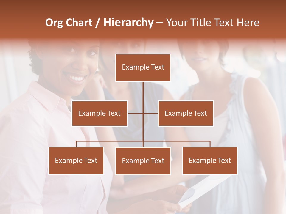 Tall Downtown Illustration PowerPoint Template