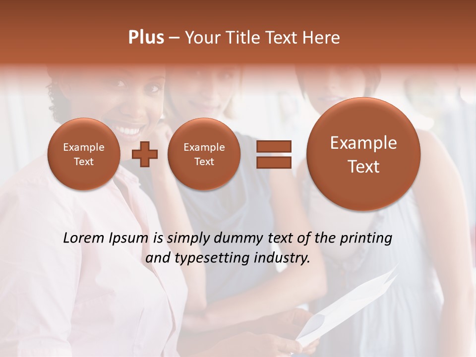 Tall Downtown Illustration PowerPoint Template