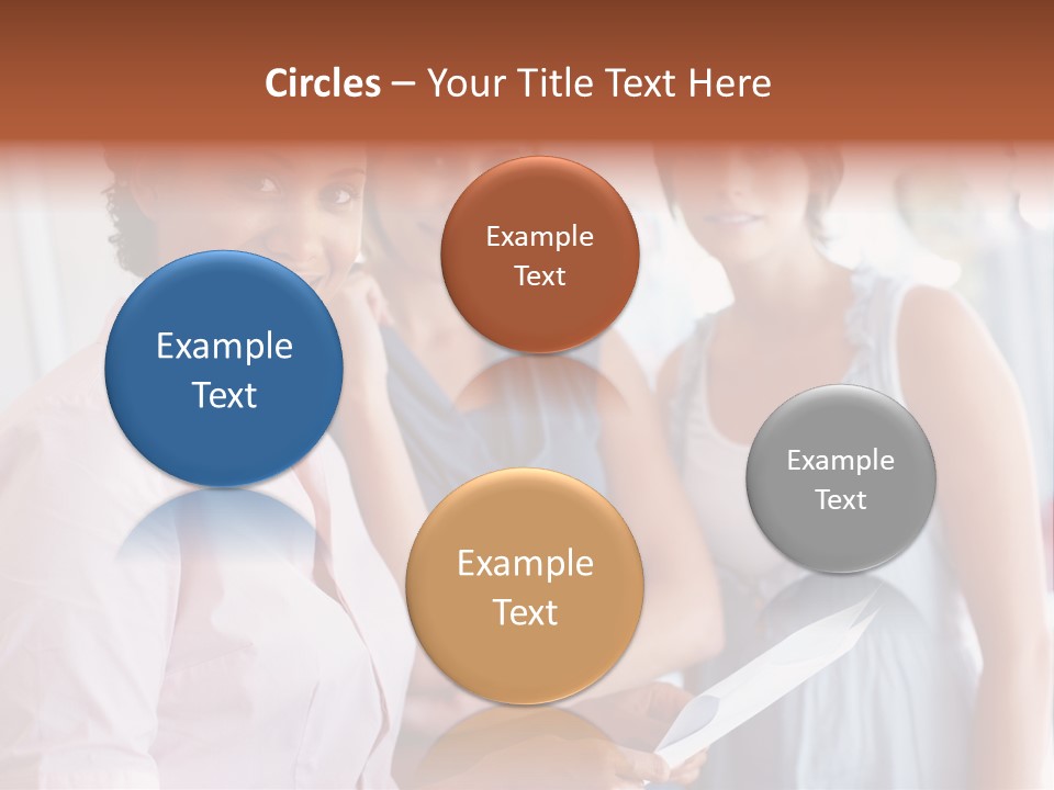 Tall Downtown Illustration PowerPoint Template