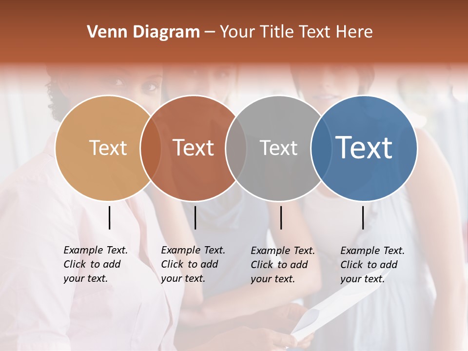 Tall Downtown Illustration PowerPoint Template